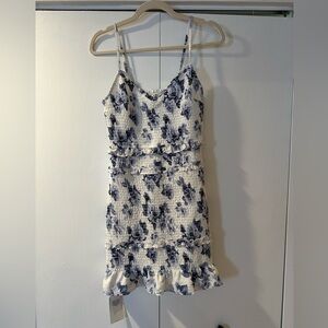 NWT Abercrombie and Fitch Floral Smocked Mini Dress